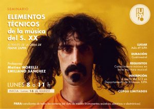 flyer seminario Zappa