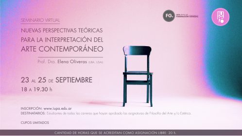 flyer seminario Elena Oliveras