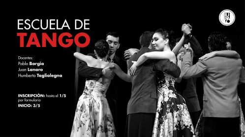 flyer escuela de tango