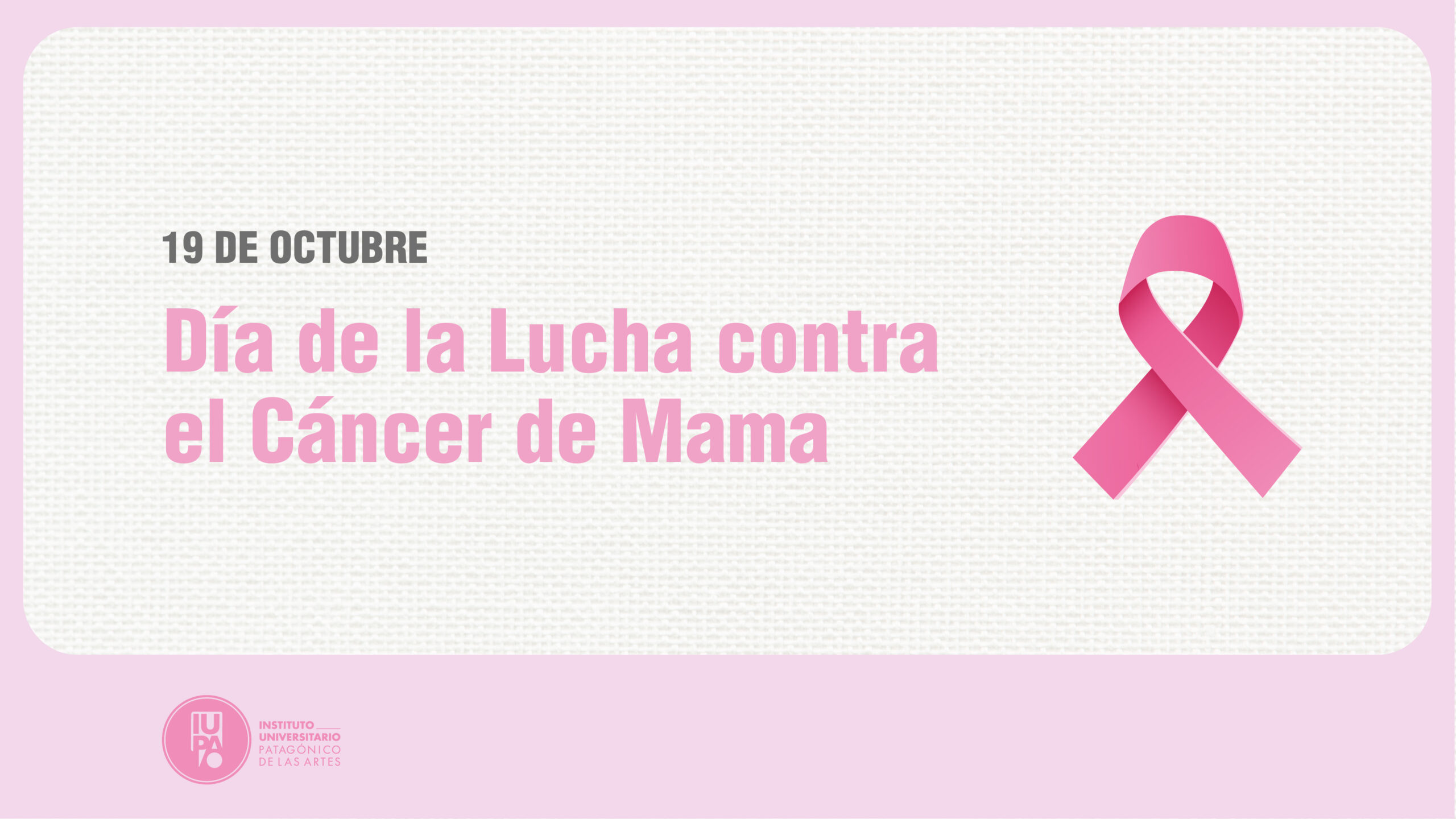flyer día lucha cáncer de mama