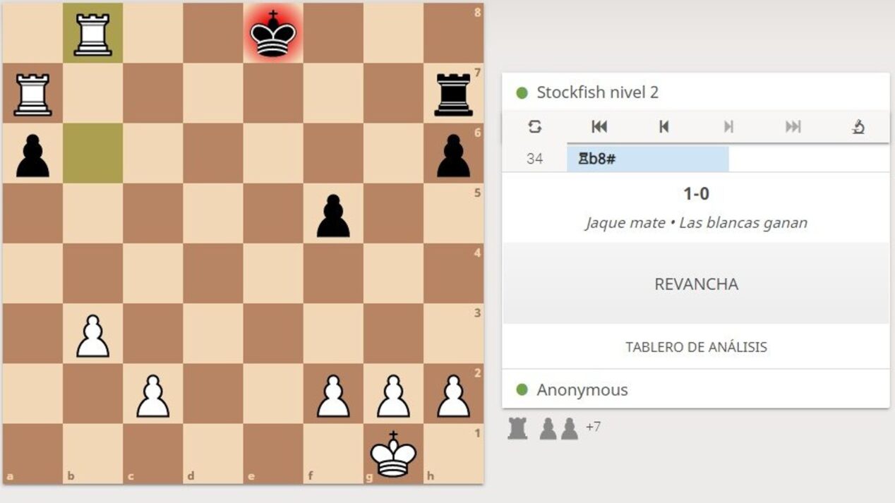 ajedrez en línea