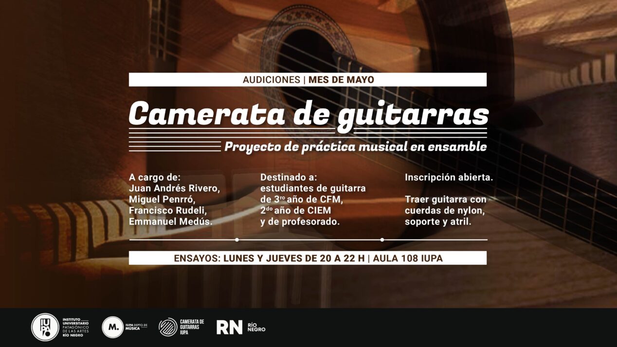 Audiciones Camerata de Guitarras