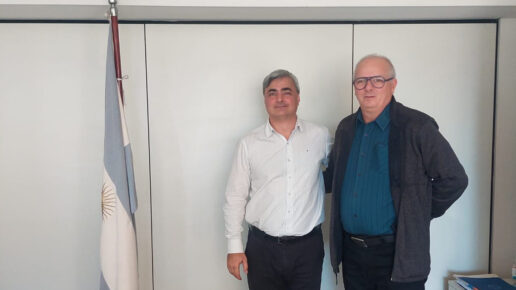 Gerardo Blanes junto a Matías Zubiría Mansilla, DNPU