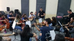 Hunechul junto a Estudio Orquestal