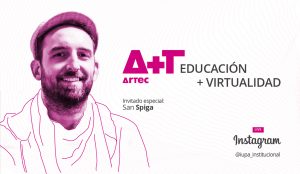flyer Artec charla con San Spiga