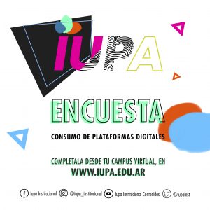 flyer encuesta de consumo de plataformas