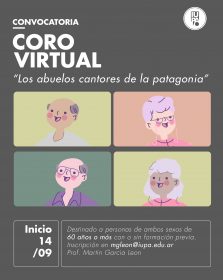 flyer abuelos cantores de la Patagonia