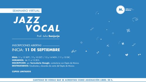 jazz vocal con Julia Sanjurjo