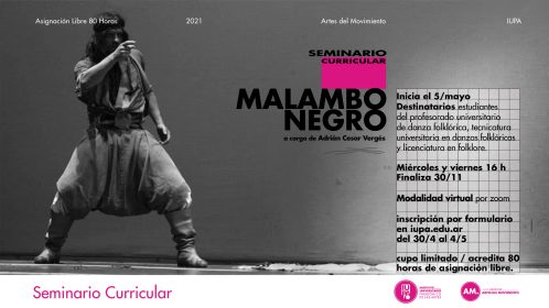 flyer malambo negro