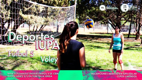 flyer inscripciòn deportes