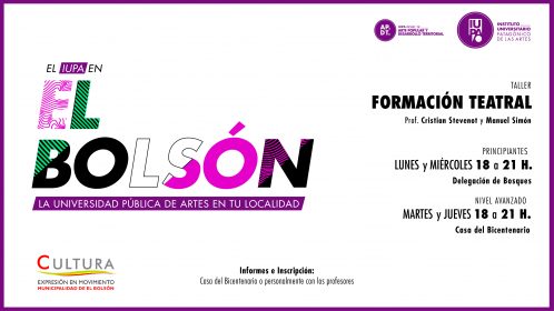 taller de teatro en El Bolsón