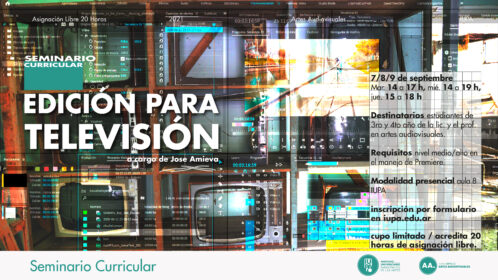 seminario edición de tv