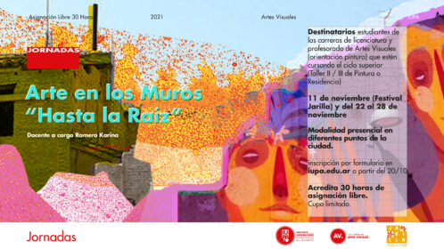 Flyer jornadas hasta la raíz