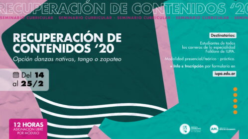 flyer recuperación contenidos folklore