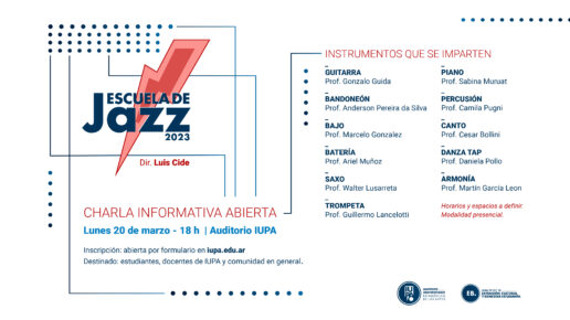 Escuela de Jazz, charla abierta