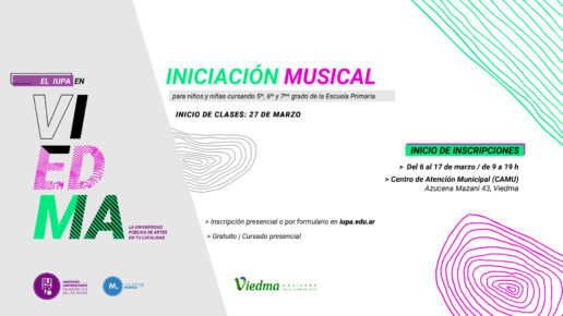 Inscripciones Música en Viedma