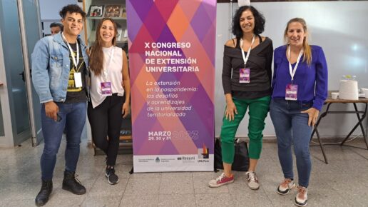 Extensión participando del Congreso en UNLPAM