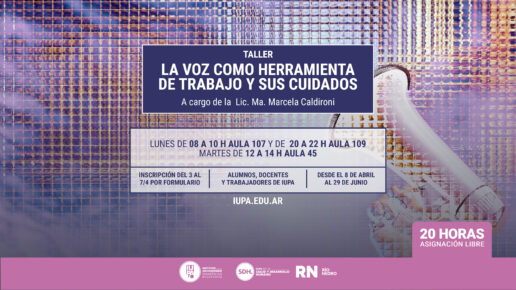 Taller la voz como herramienta. Destinada a docentes y estudiantes