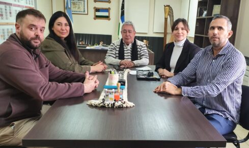 Reunión rectoral con Natalia Reynoso