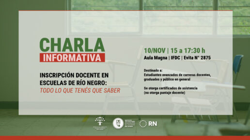 Charla sobre ingreso a docencia en RN